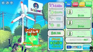 Turbine Clicker Gameplay  Become Wind Energy Tycoon [upl. by Aronid]