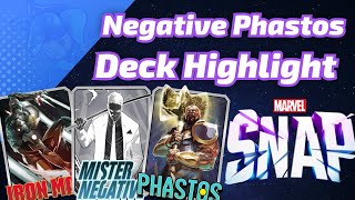 Negative Phastos is double the buffs amp double the fun  Marvel SNAP Deck Highlight amp Gameplay [upl. by Middle]