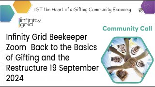 Infinity Grid Beekeeper Zoom Back to the Basics of Gifting The Way Forward 19 September 2024 [upl. by Nivk99]