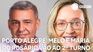 Sebastião Melo e Maria do Rosário disputam 2º turno em Porto Alegre [upl. by Ademordna833]