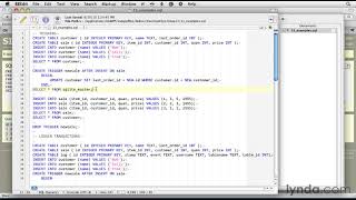 SQLite Tutorial  How to update tables using triggers [upl. by Rukna696]