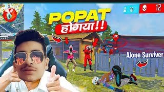 BEST SOLO VS SQUAD 🤯GAMEPLAY BUT POPAT HOGYA GARENA FREE FIRE 🔥  freefire gaming tondegamer [upl. by Eadmund]