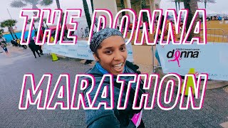 My First Half Marathon  Vlog  The Donna Marathon [upl. by Stafani]