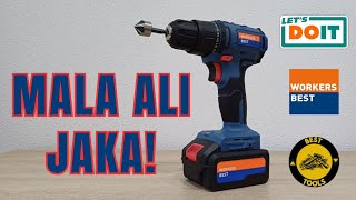 Brushless aku bušilicaodvijač Workers Best WB 18VBSL CPF unboxing recenzija i test [upl. by Redneval]