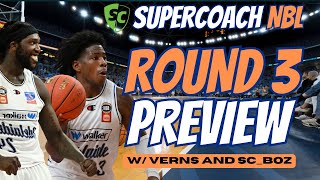 NBL SUPERCOACH  ROUND 3 PREVIEW [upl. by Zildjian]