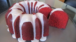 How to make a Red Velvet Bundt Cake from scratch [upl. by Belford943]