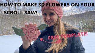 Making 3D Florals on the Scroll Saw [upl. by Matta336]