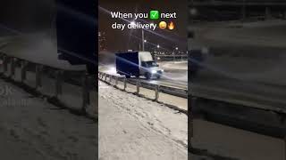 Next day delivery 😂drift snow delivery duet trendingshorts viralshort foryou fyp tiktok [upl. by Lamiv]