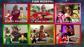 6 Rangers Morph Group Collabs Beast Morphers MMPR Zeo Gold Master Morpher amp Dino Charge [upl. by Orsino]