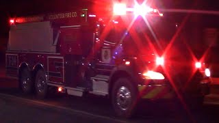 Greenfield Township Volunteer Fire Company Tanker 24 Responding [upl. by Eiser508]