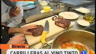 Receta de Carrilleras al vino tinto ED [upl. by Batsheva]