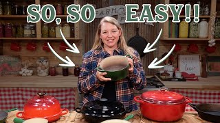 Enameled Cast Iron  How to CHOOSE CARE FOR and COOK With It [upl. by Yelserp]