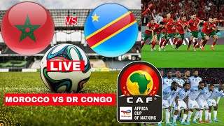 Morocco vs DR Congo Live Stream Africa Cup Nations AFCON 2024 Football Match Score Highlights Direct [upl. by Greysun]