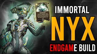 Immortal Nyx Prime Build  Best Tank Ever  Warframe [upl. by Faus]