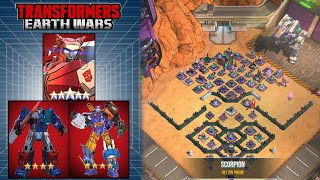 Transformers Earth Wars Elita1 Vs Scorpion Helion Prime [upl. by Noneek]