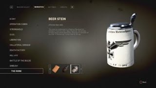 Call of Duty® WWII SHOWCASING ALL COLLECTABLE MEMENTOS in campaign [upl. by Ynatirb939]