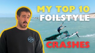 My Top 10 Foilstyle Crashes SO FAR [upl. by Akima676]