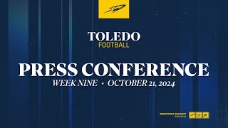 Toledo Football Press Conference 102124 [upl. by Melly89]