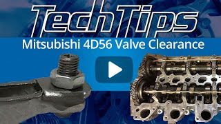 Mitsubishi 4D56 Valve Clearance [upl. by Shelah326]