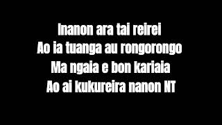 Moan rokou I Teraina Kiribati karaoke [upl. by Schroth]