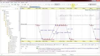 OMNeT Sequence Chart  TCP Connection Setup [upl. by Adirf]