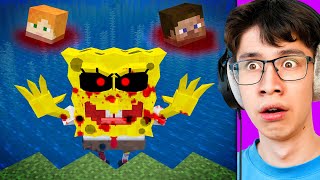 I Fooled My Friend as SPONGEBOB in Minecraft [upl. by Atteram111]