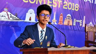 Best appreciated Urdu speech  Popular Taqreer  All Pakistan Declamation contest  Chenab College [upl. by Natassia]