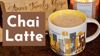 Easy Chai Latte [upl. by Stedmann]