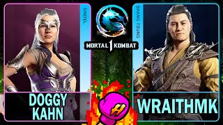 MK1 Doggy Kahn SINDEL VS WraithMK SHANG TSUNG🥊Mortal Kombat 1🥊4K 60ᶠᵖˢ [upl. by Ellehc18]