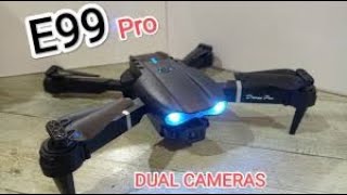 E99 PRO 4K WiFi Drone Dual Camera Dual Battery Foldable Drone  Bangla Full Unboxing Review 2024 [upl. by Wagoner]