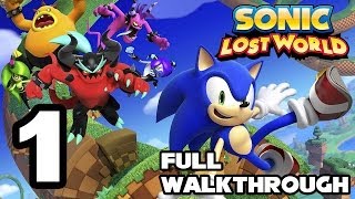 Sonic Lost World Walkthrough PART 1 Windy Hill Zone 14 TRUEHD QUALITY [upl. by Shirlie248]