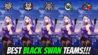 5 Variations of Best Black Swan Teams 🦢 Honkai Star Rail [upl. by Mala]