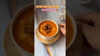 Tomato soup 🍅🥶 tomatosoup tomatosouprecipe souprecipe souplovers [upl. by Imuy]