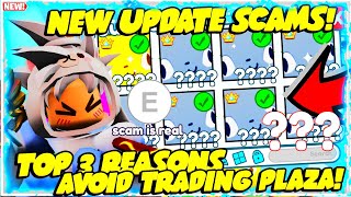 NEW quotSECRET TRADEquot SCAMMING UPDATE 😱😢 FAKE TRADE SCAM IS BACK IN PET SIMULATOR X TRADING PLAZA [upl. by Ailemor473]