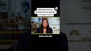 AOC Slams Trump Campaign for Puerto Rico Garbage Remarks [upl. by Adnocahs]