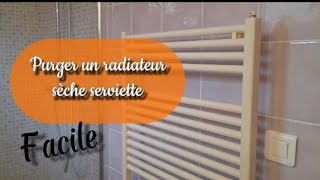 Comment purger un radiateur de chauffage SDB [upl. by Enyar]