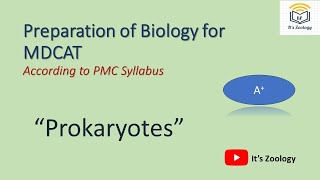 Prokaryotes  MDCAT Preparation Series  PMC Syllabus  UrduHindi [upl. by Hilaire]