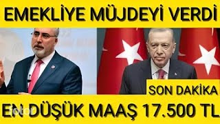 DUL YETİM EN DÜŞÜK EMEKLİ Engelli Maaş 17500Tl Ssk Bağkur 4A 4B 4C ne kadar sondakika [upl. by Erusaert401]