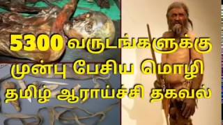 Information received in research Is the 5300yearold snowman speaking Tamil [upl. by Horlacher]