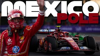 Carlos Sainz Mexican GP Pole Lap Assetto Corsa [upl. by Tenrag]