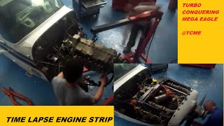 Aircraft Engine Removal  Cessna 172 [upl. by Surtemed]