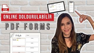 Online Düzenlenebilir PDF Form Tasarımı Nasıl Yapılır Editable PDF Form  Create Fillable Form Free [upl. by Aip]