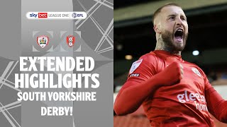 SOUTH YORKSHIRE DERBY  Barnsley v Rotherham United extended highlights [upl. by Handal]