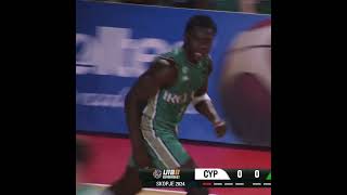 Basketball Ireland  Fortune Igbokwe  FIBA U18 Mens Youth EuroBasket basketball  Ireland dunk [upl. by Nuavahs]