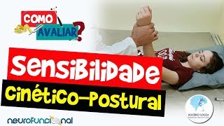 COMO AVALIAR SENSIBILIDADE PROFUNDA Avaliação CinéticoPostural [upl. by Brandyn]