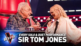 Every Sir TOM JONES Solo amp Duet Performance on The Voice UK [upl. by Faust524]