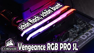 Corsair Vengeance RGB PRO SL Test  Viel RGB Wenig Höhe [upl. by Nilauqcaj]