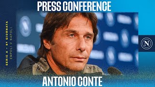 LIVE  La conferenza stampa di Mister Antonio Conte in vista di Empoli  Napoli [upl. by Justus]