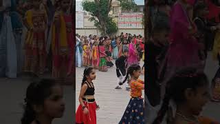 Garba at school garba navratri gujaratistatus gujarat garbadance garbalover garbanight [upl. by Lleddaw]