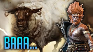 WUKONG DESTROYING STONESKIN SHEEP CHALLENGE wukongraid  Raid Shadow Legends [upl. by Corny704]